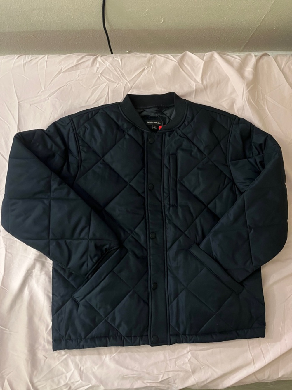 New Banana Republic Men's Quilted Button-Up Jacket